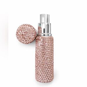 Crystal-Embellished Perfume Atomizer - Champagne